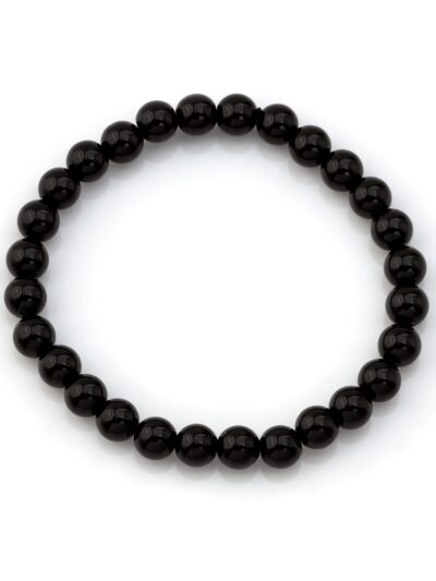 Pulseira Preta Brilhante