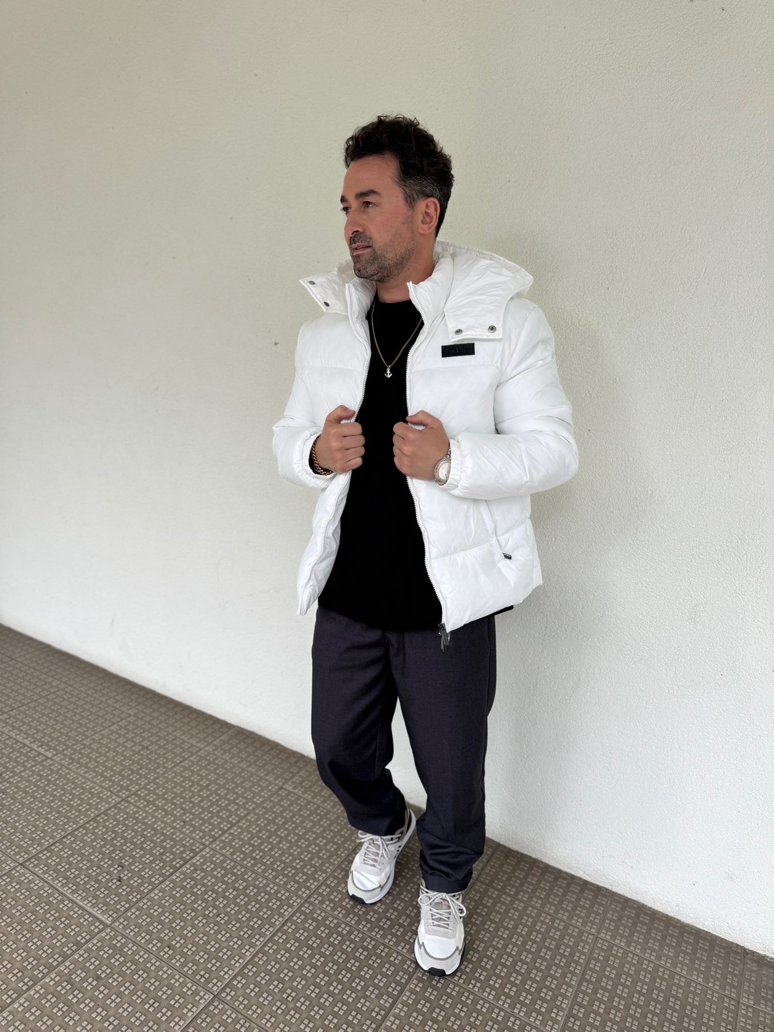 Puffer Branco Bikkembergs
